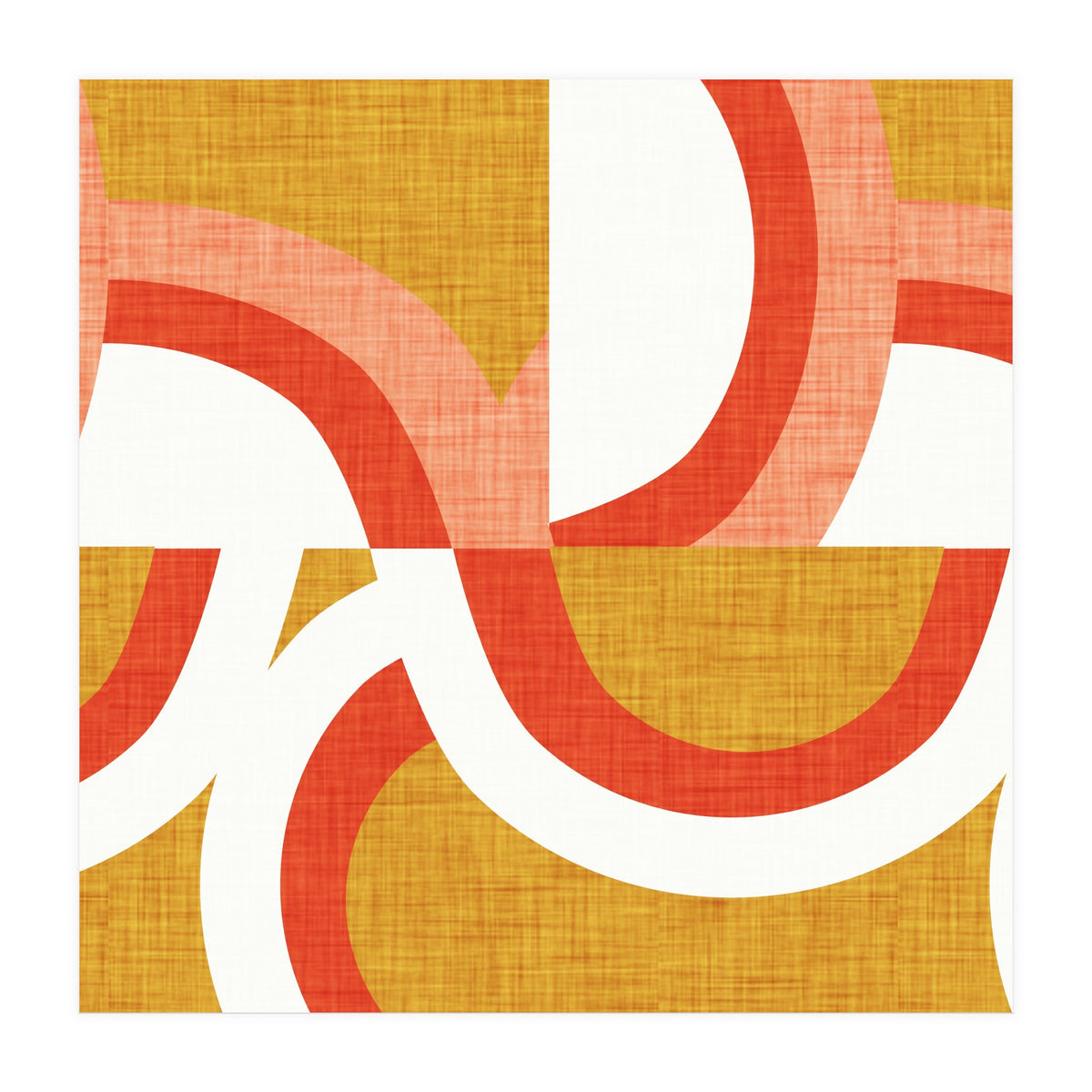 New Mid Mod Freeway Mustard  (Print Only)