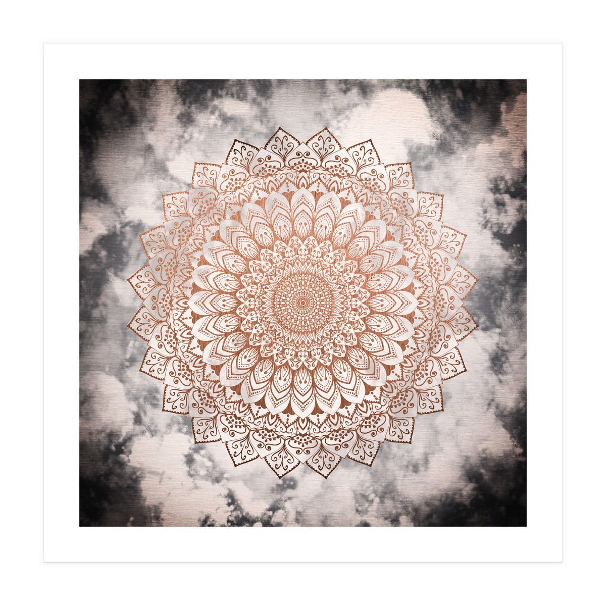 Rose Night Mandala (Print Only)