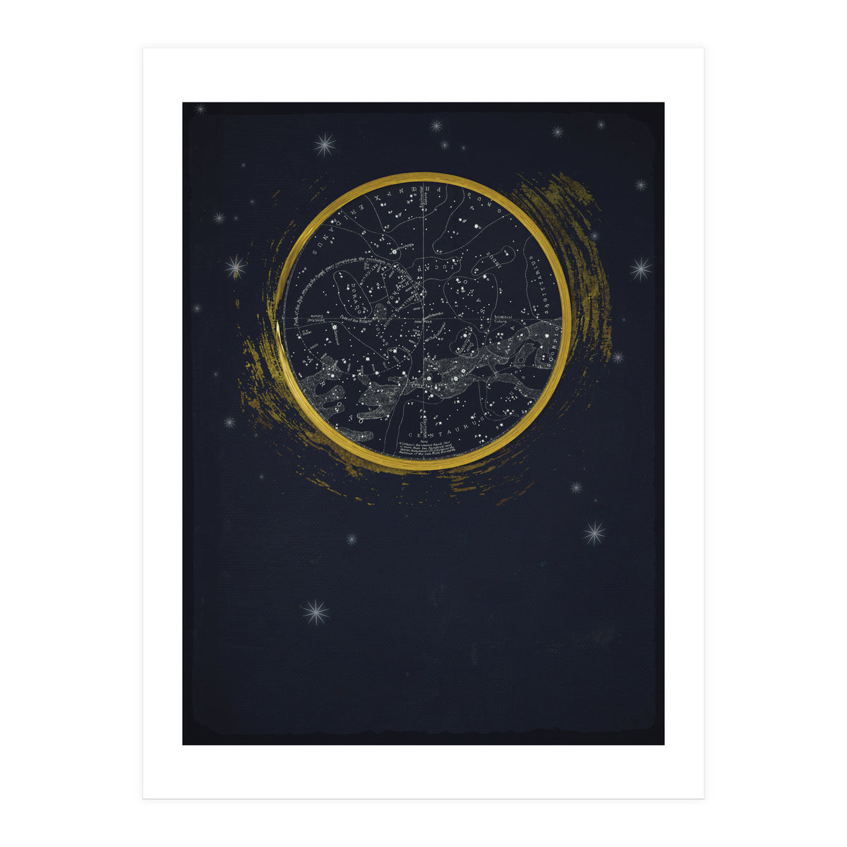 Vintage Cosmos: Star Map (Print Only)