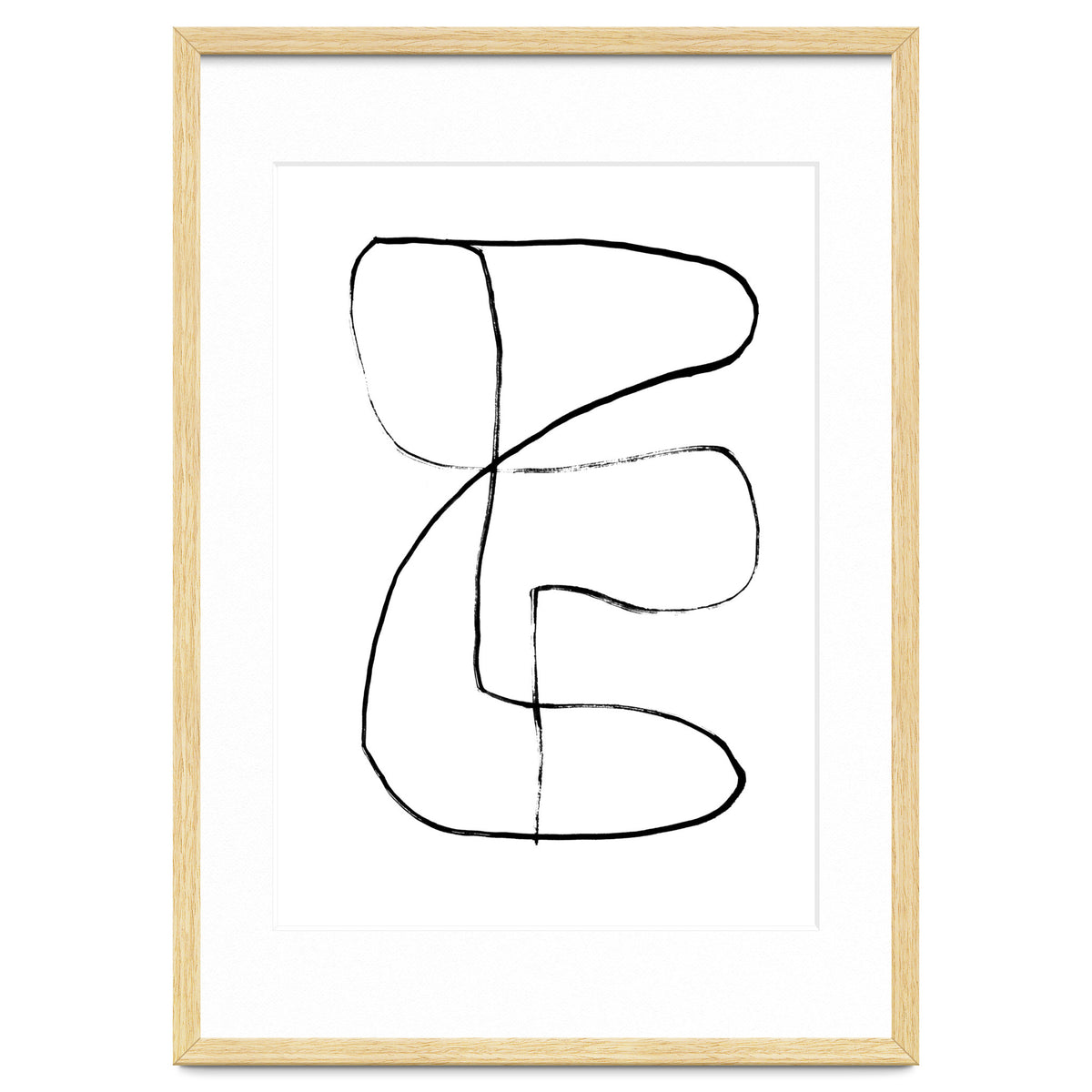 Mid-Century Line Art Print #1