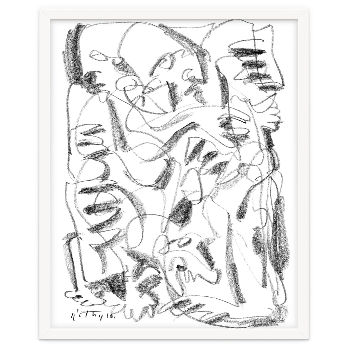 Out of the Shadows - b&w