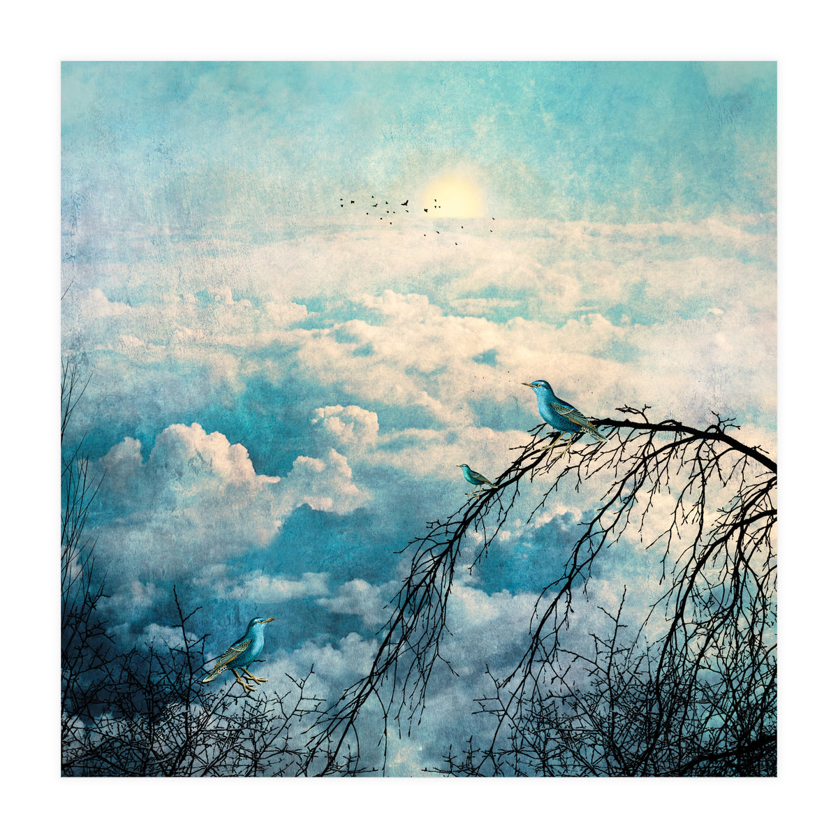 HEAVENLY BIRDS III-B4 (Print Only)