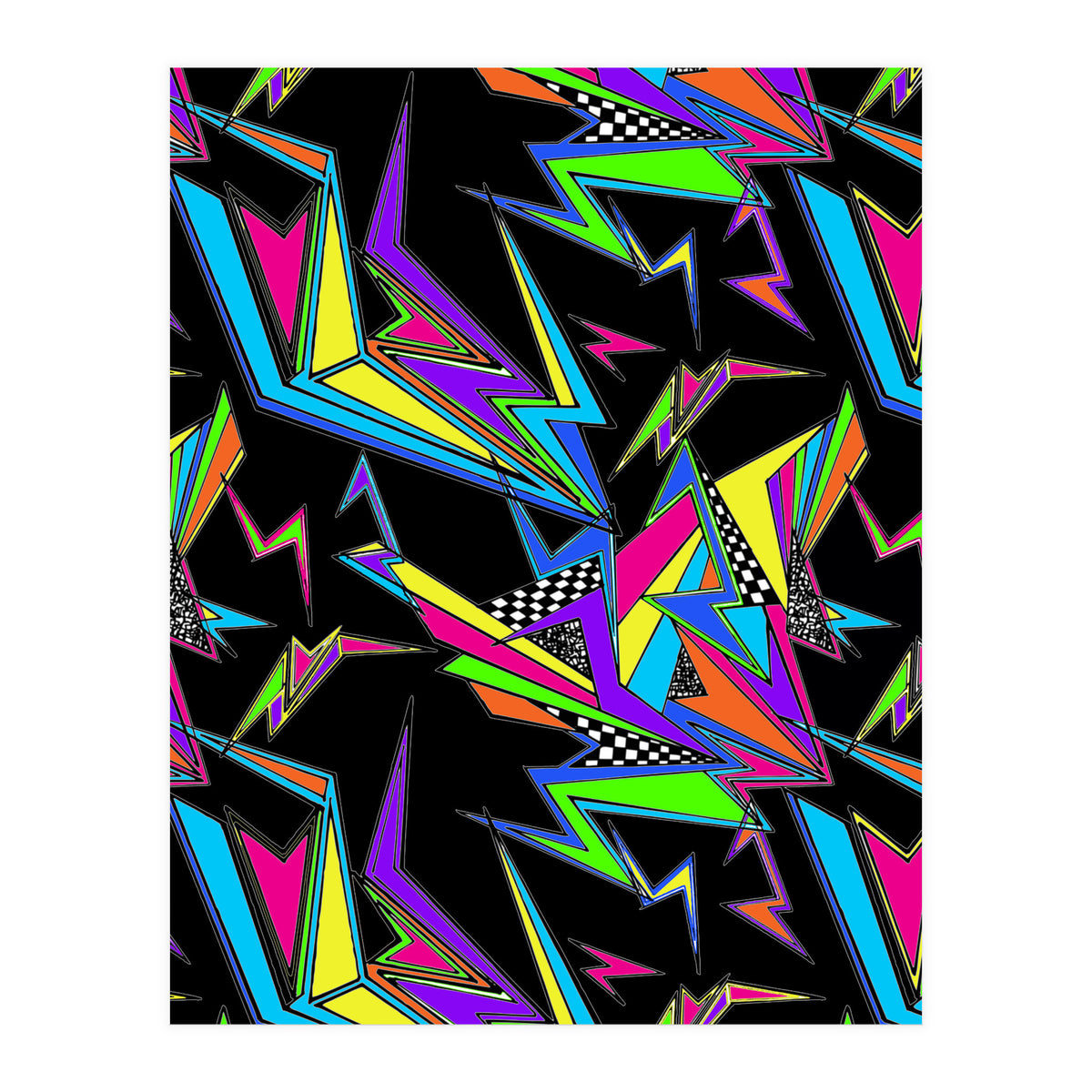 Neon Kapow Black (Print Only)