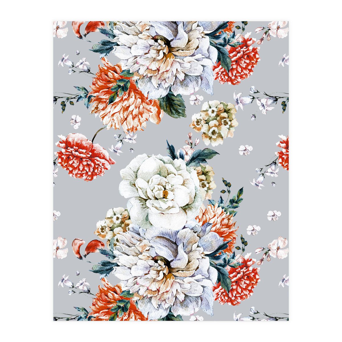 Blooming Flowers II (Print Only)