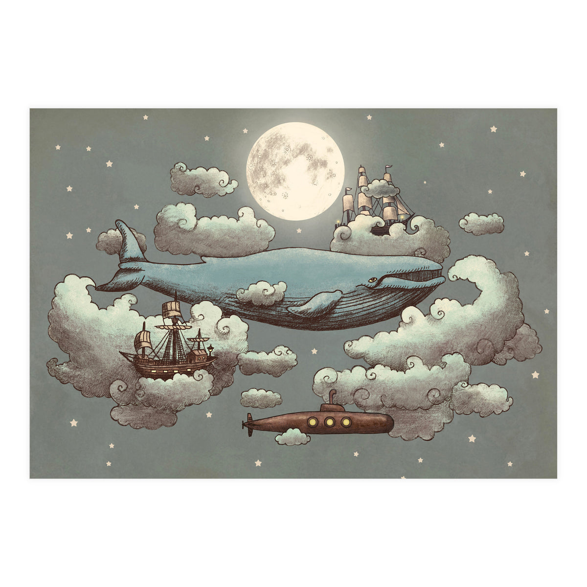 Ocean Meets Sky (Print Only)