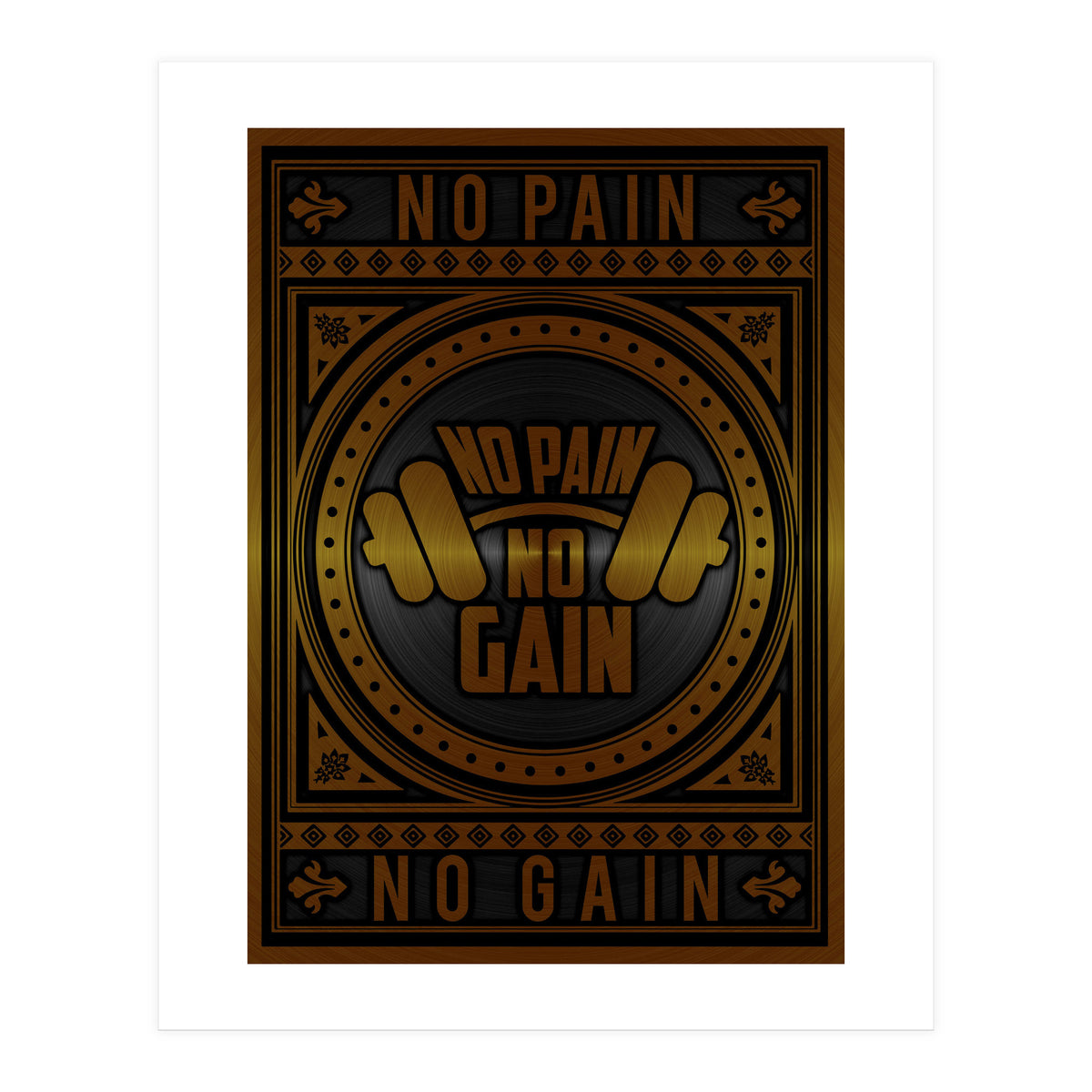 No Pain No Gain (Print Only)