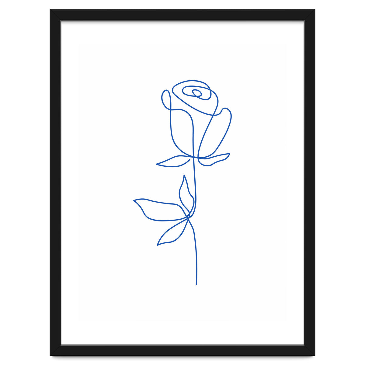 One Line Art Flower