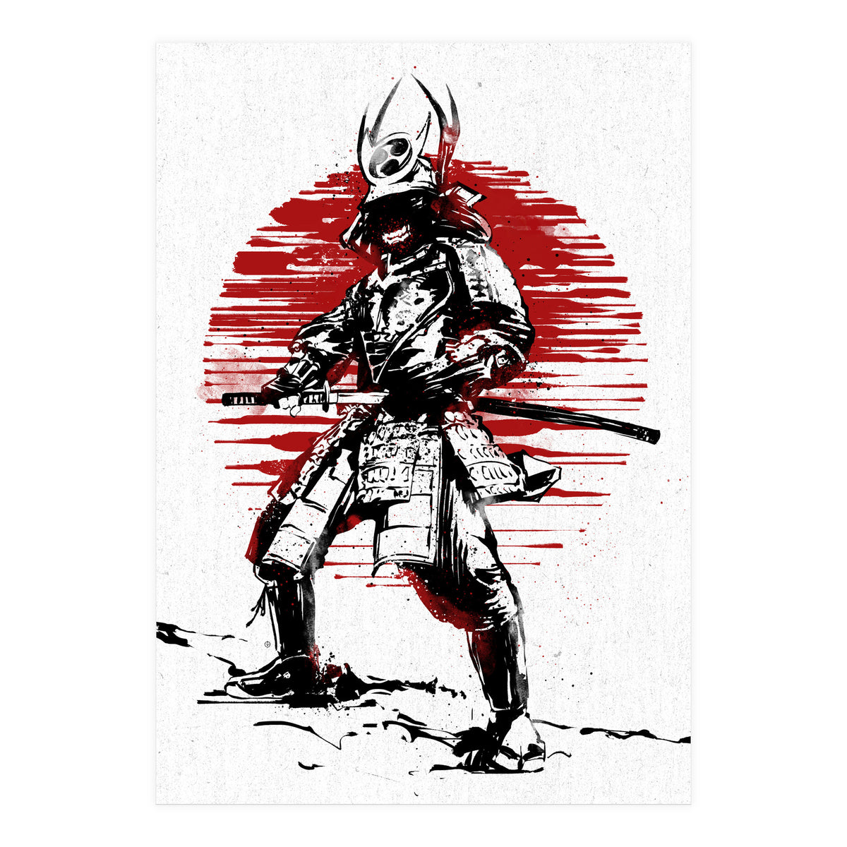 Red Sun Samurai (Print Only)