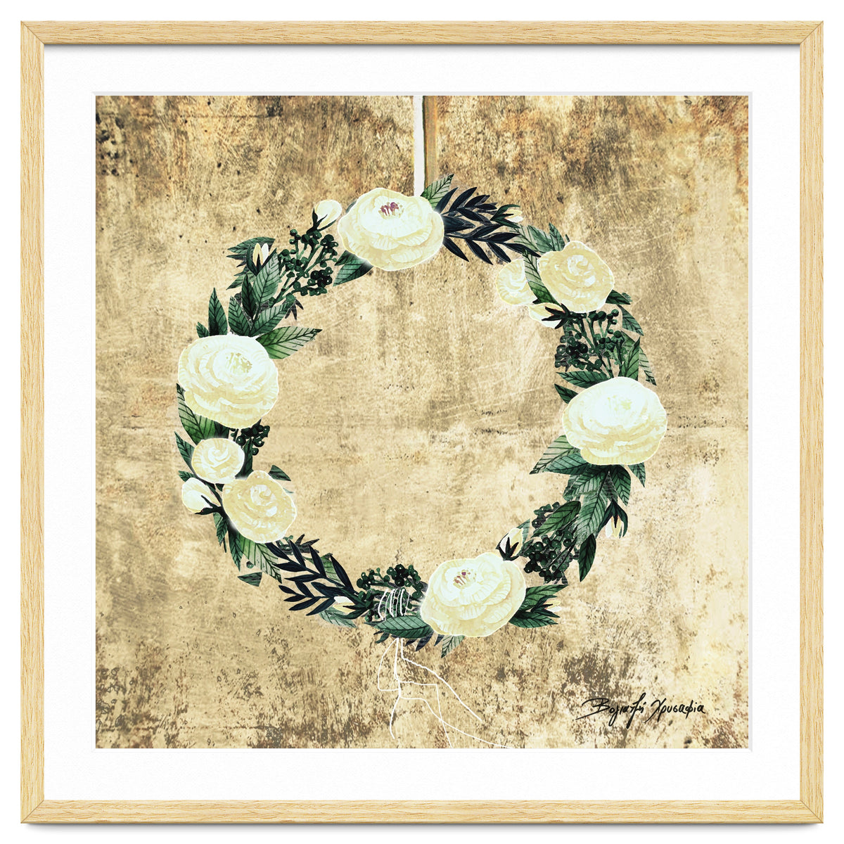 Wreath #White Flowers #Royal collection