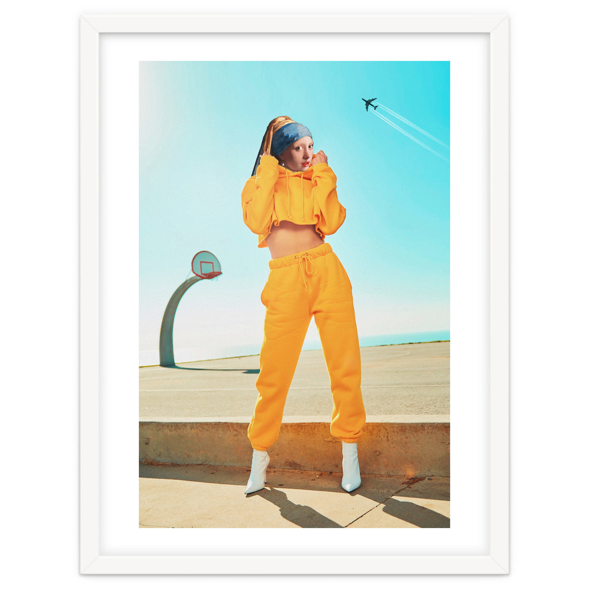 The Girl In Yellow Joggers