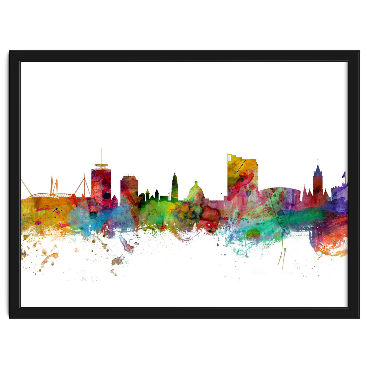 Cardiff Wales Skyline