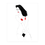 Untitled #19 - Nude in black and red (Print Only) thumbnail