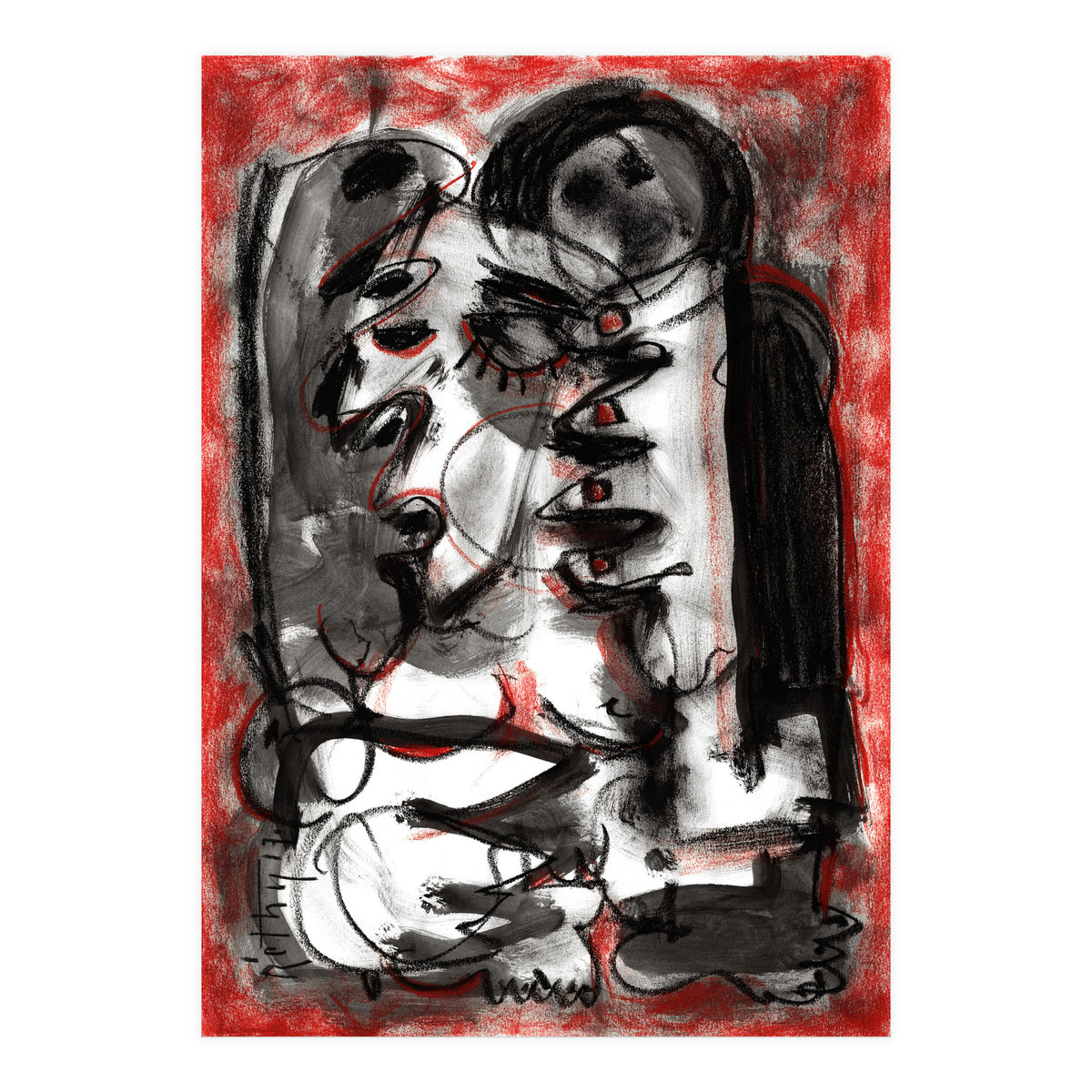 Shame - white background (Print Only)