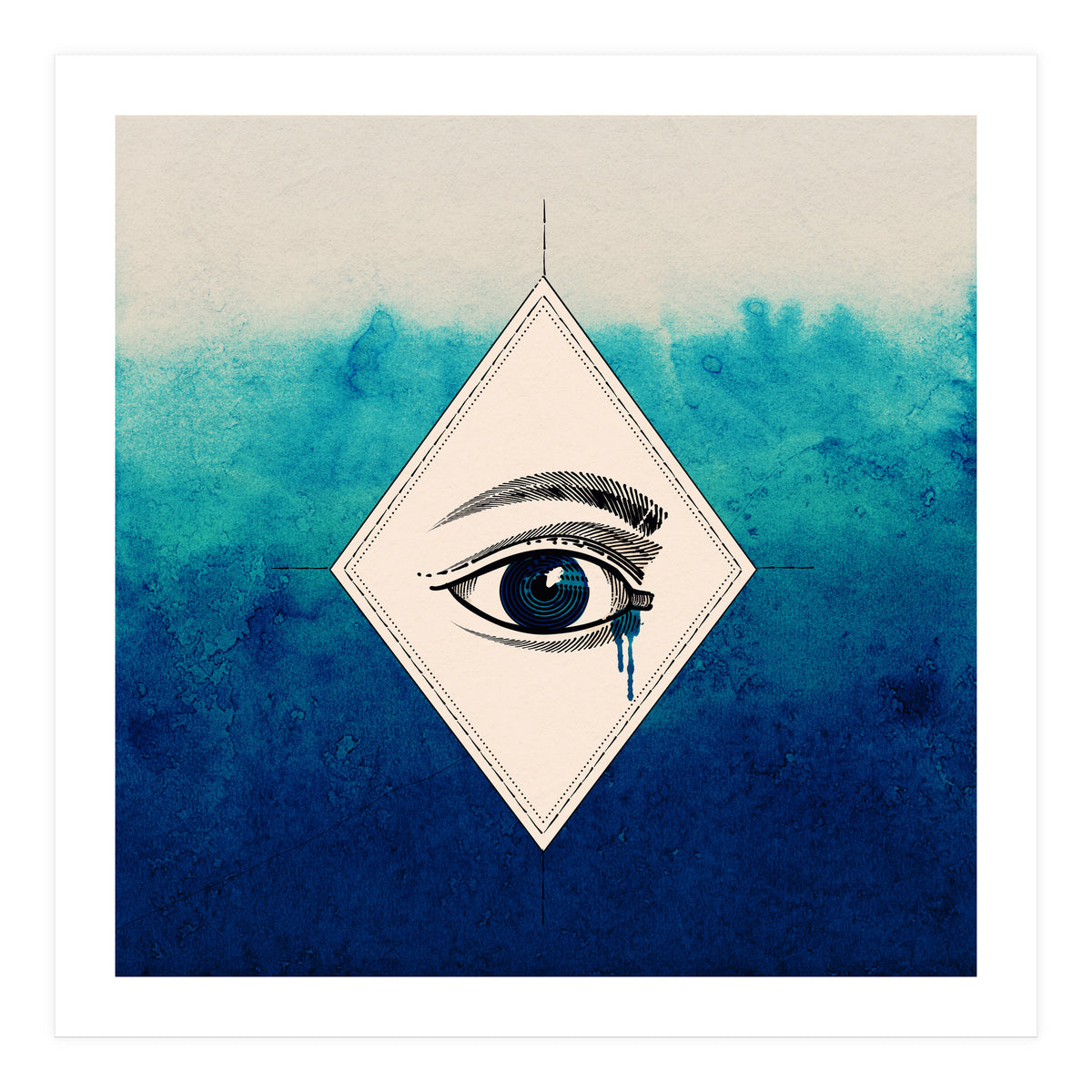 I am watching you square (Print Only)