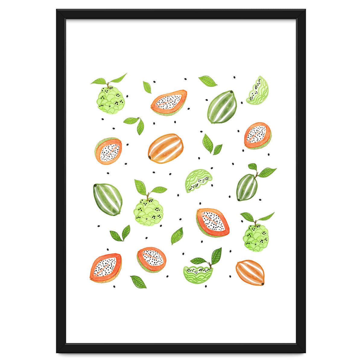 Papaya & Custard Apple