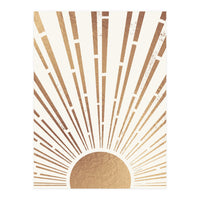 Sun Shines Inside You Gold (Print Only)