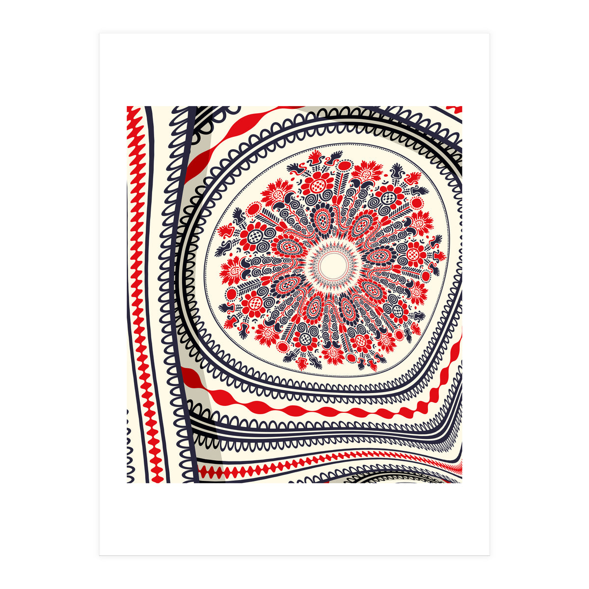 Romanian embroidery background 9 (Print Only)