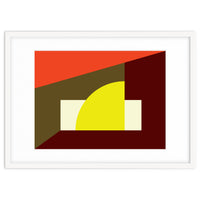 Geometric Shapes No. 9 - yellow, orange & brown