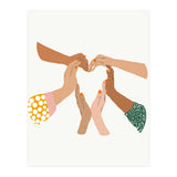 Indiscrimination | Anti-Racism Painting | Unity Illustration | Women Empowerment Growth Mindset (Print Only) thumbnail