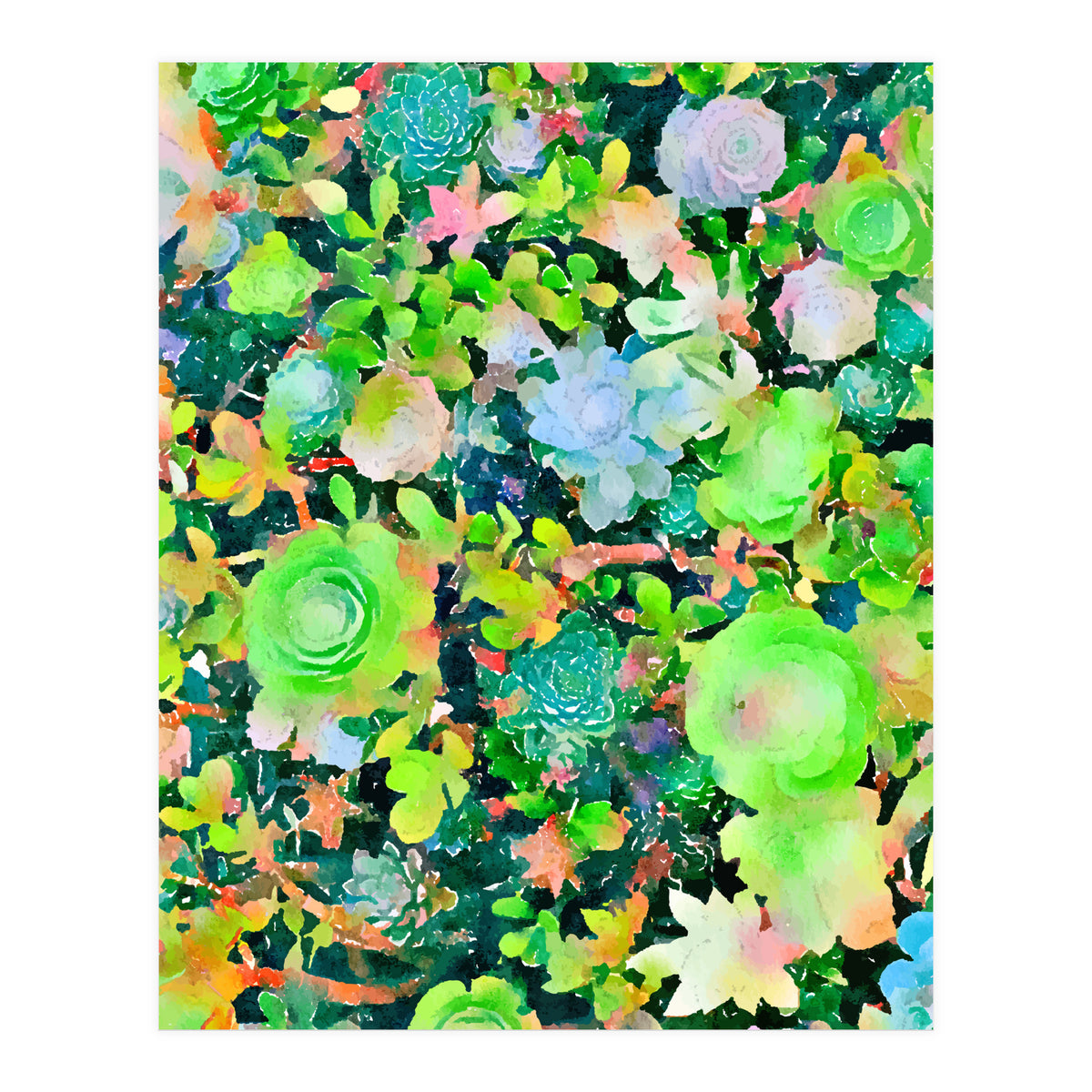 The Desert Works Constantly To Forbid It, But The Cactus Blooms Anyway (Print Only)