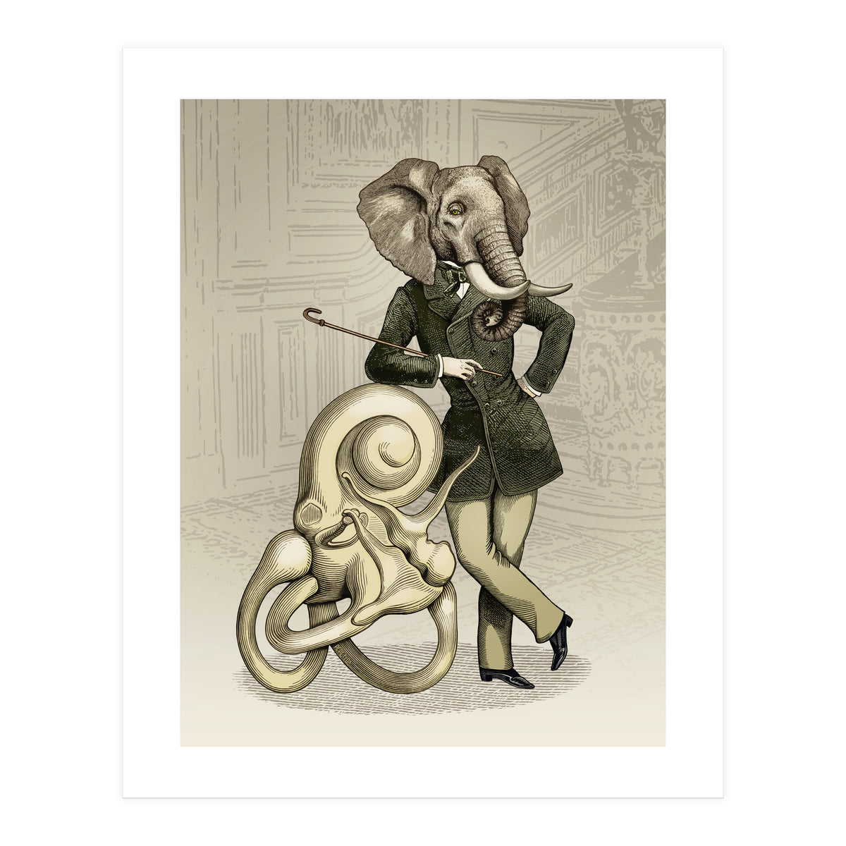 Eustachius the sculptor (Print Only)