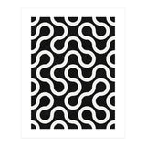 My Favorite Geometric Patterns No.36 - Black (Print Only) thumbnail