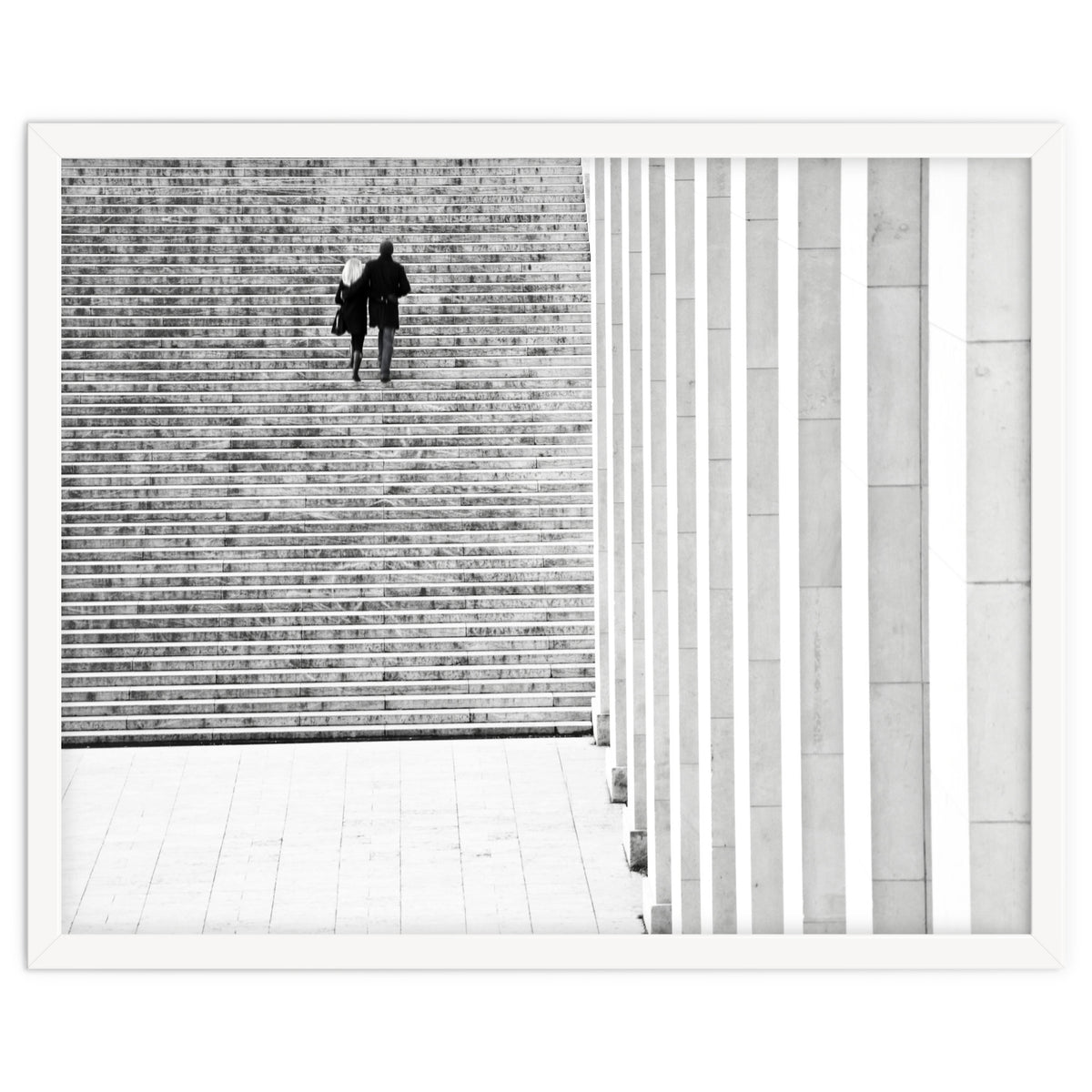 Couple On Stairs, Paris