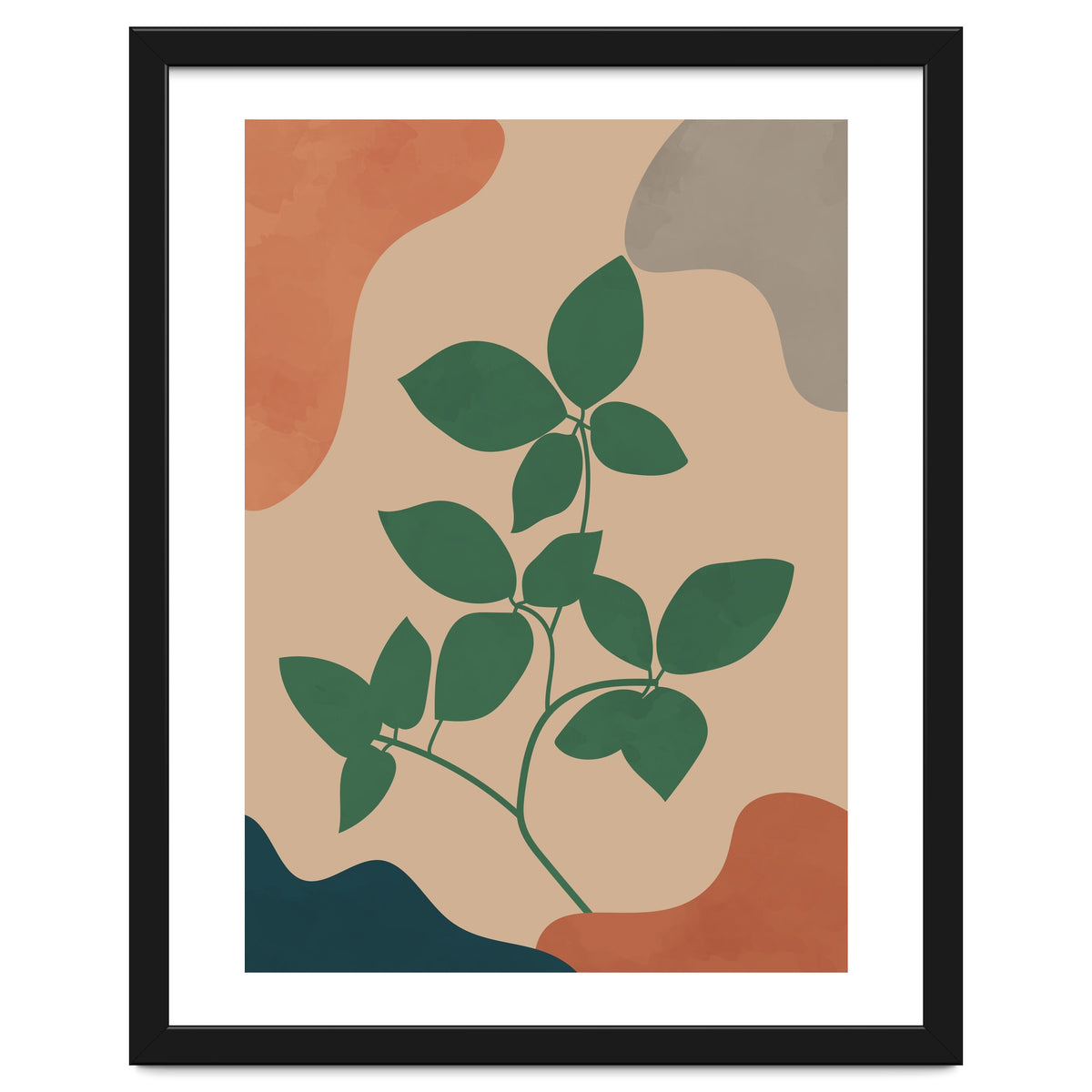 Botanical Neutral Earthy Tones