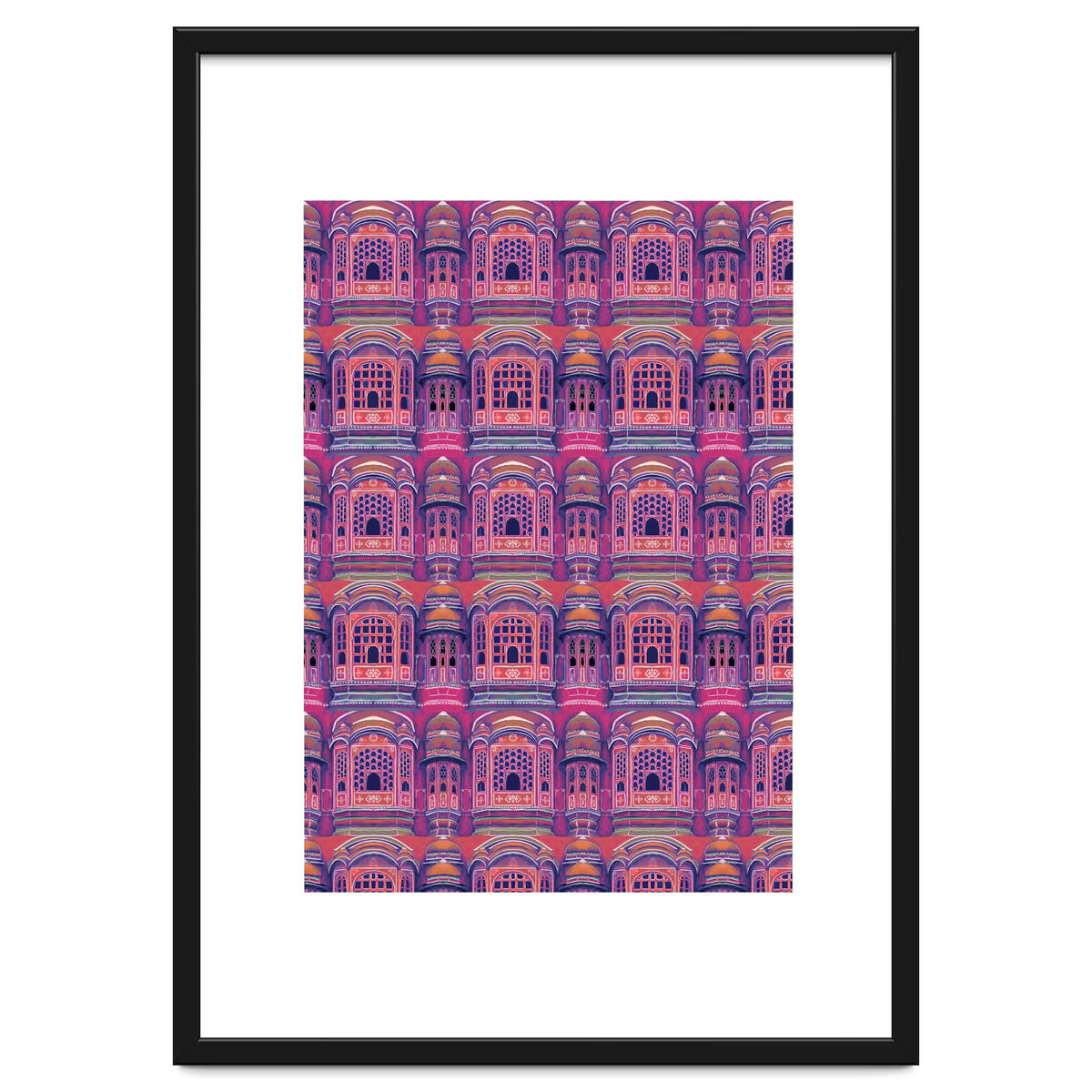Hawa Mahal (Wind Palace) Retro - India
