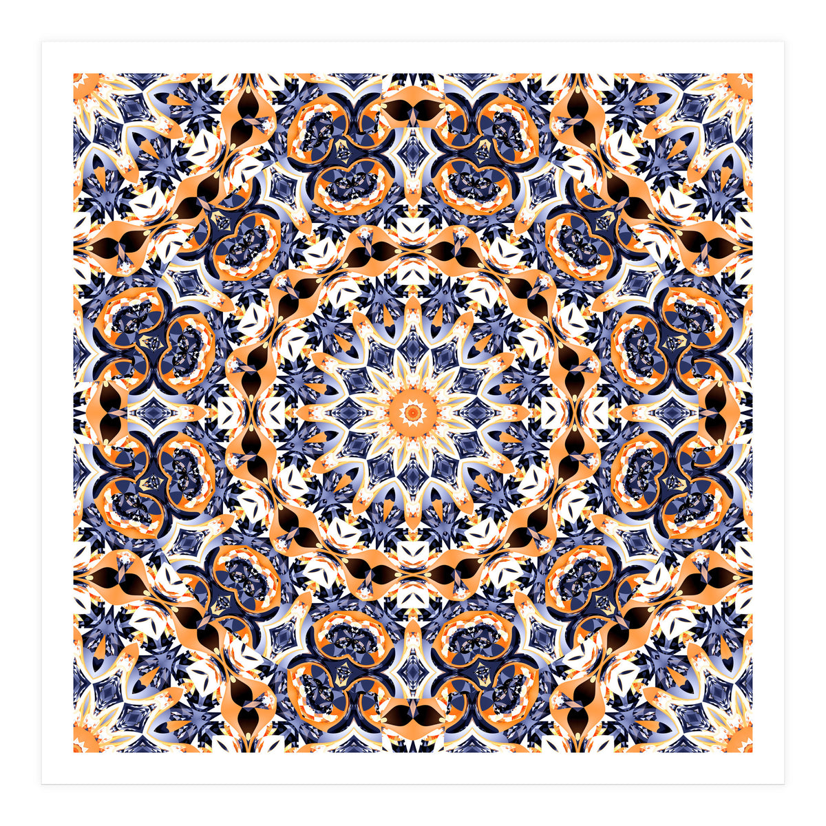 Abstract Mandala Pattern (Print Only)