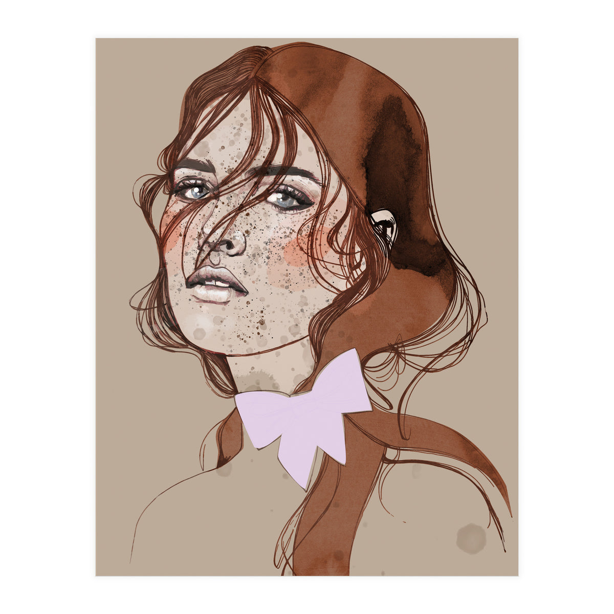 Freckles Red (Print Only)