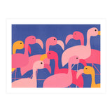 Flamingo Party (Print Only) thumbnail