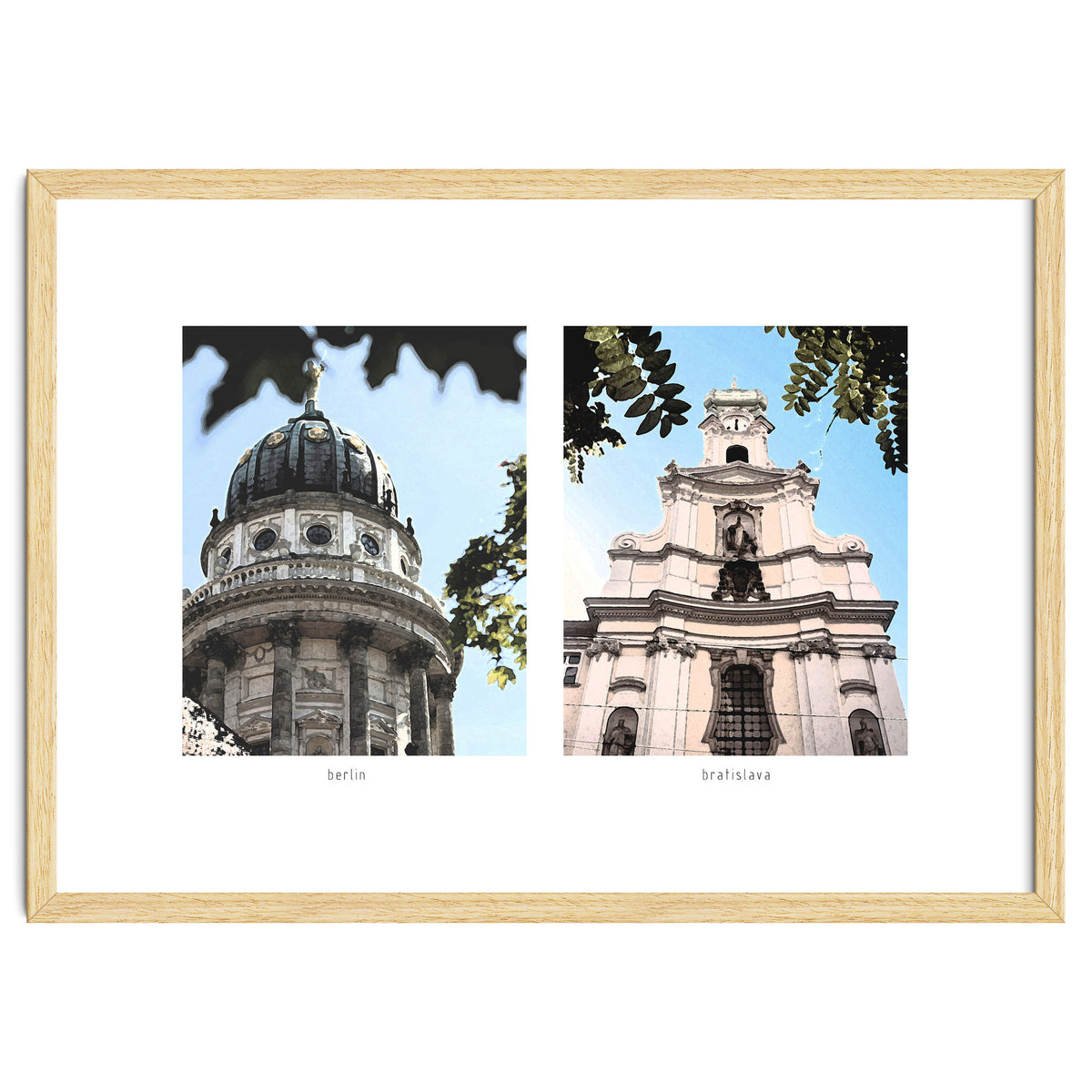 Architectural framing in paints