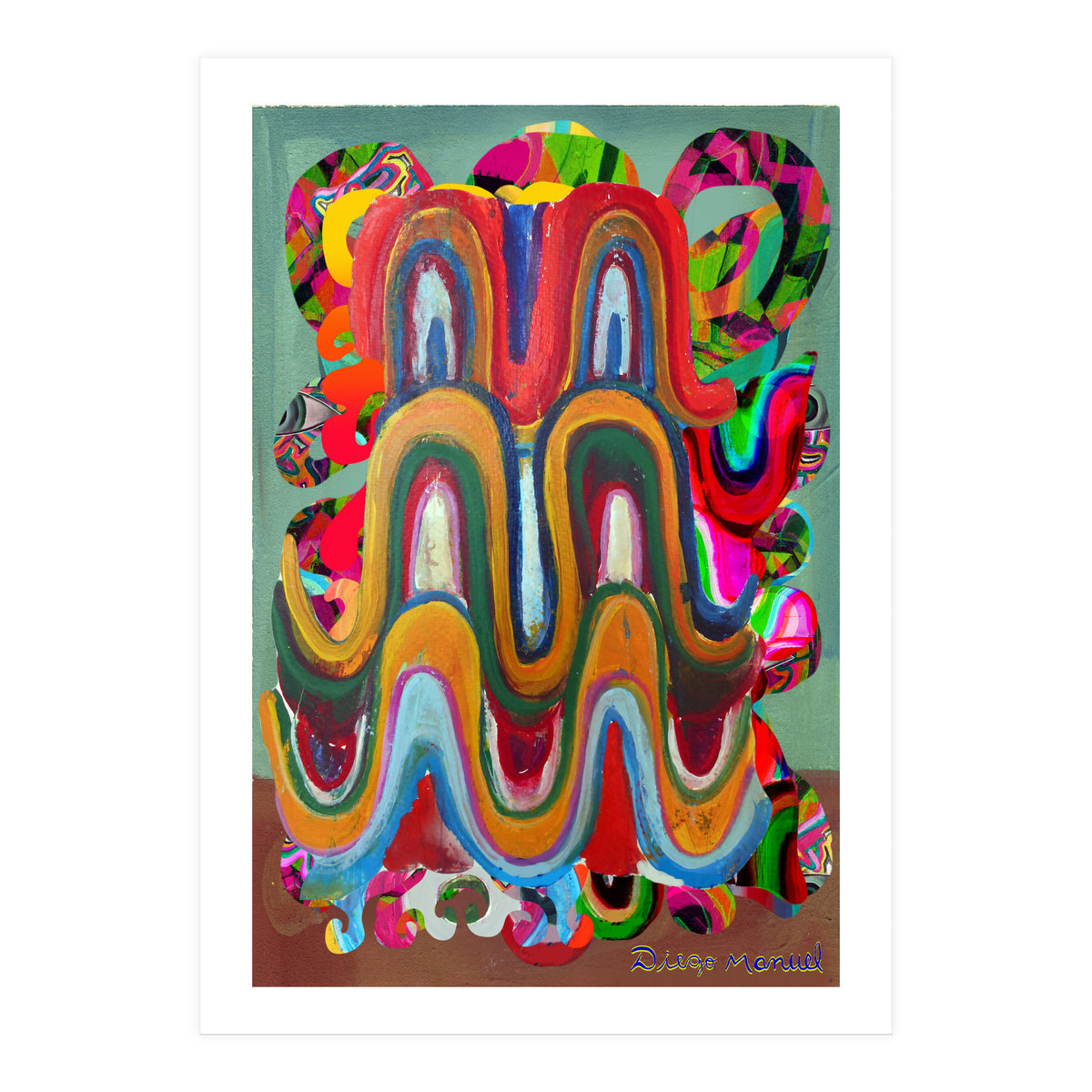 Pop Abstract Asimetrico A5 (Print Only)