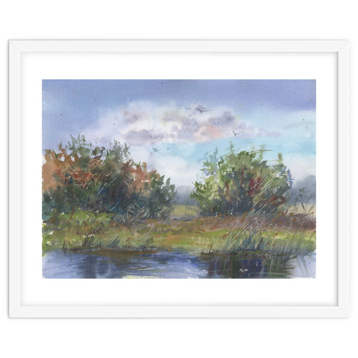 Watercolor Landscape Painting