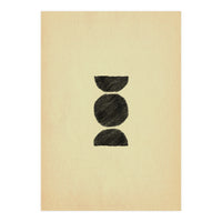 Abstract mid-century modern shapes (Print Only)