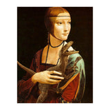 Lady With A Velociraptor (Print Only) thumbnail
