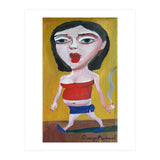 Walking girl (Print Only) thumbnail