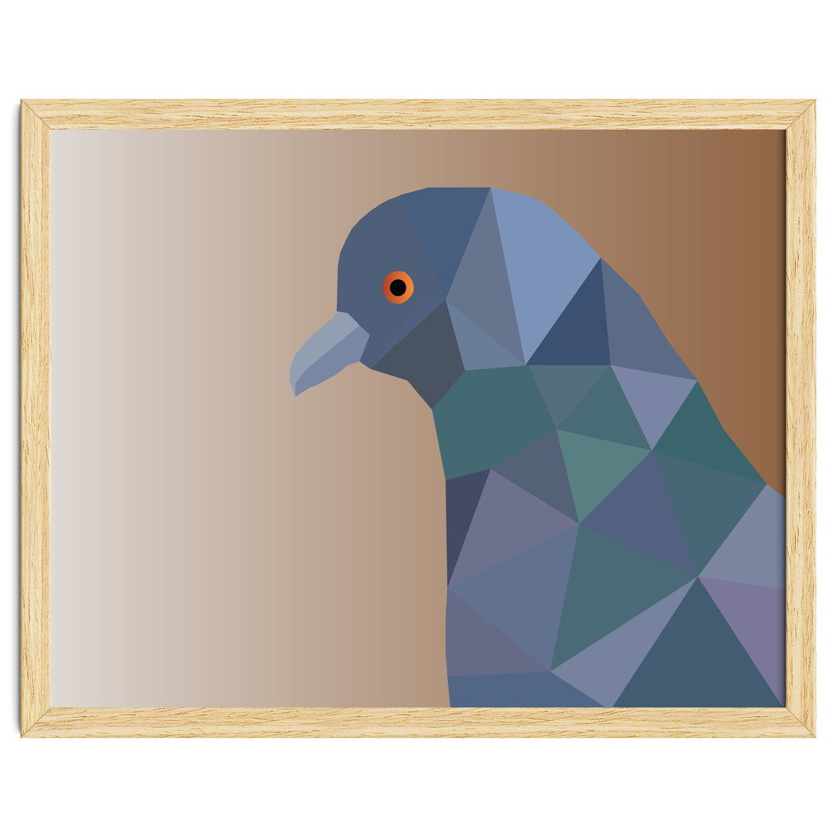 Pigeon Low Poly Art