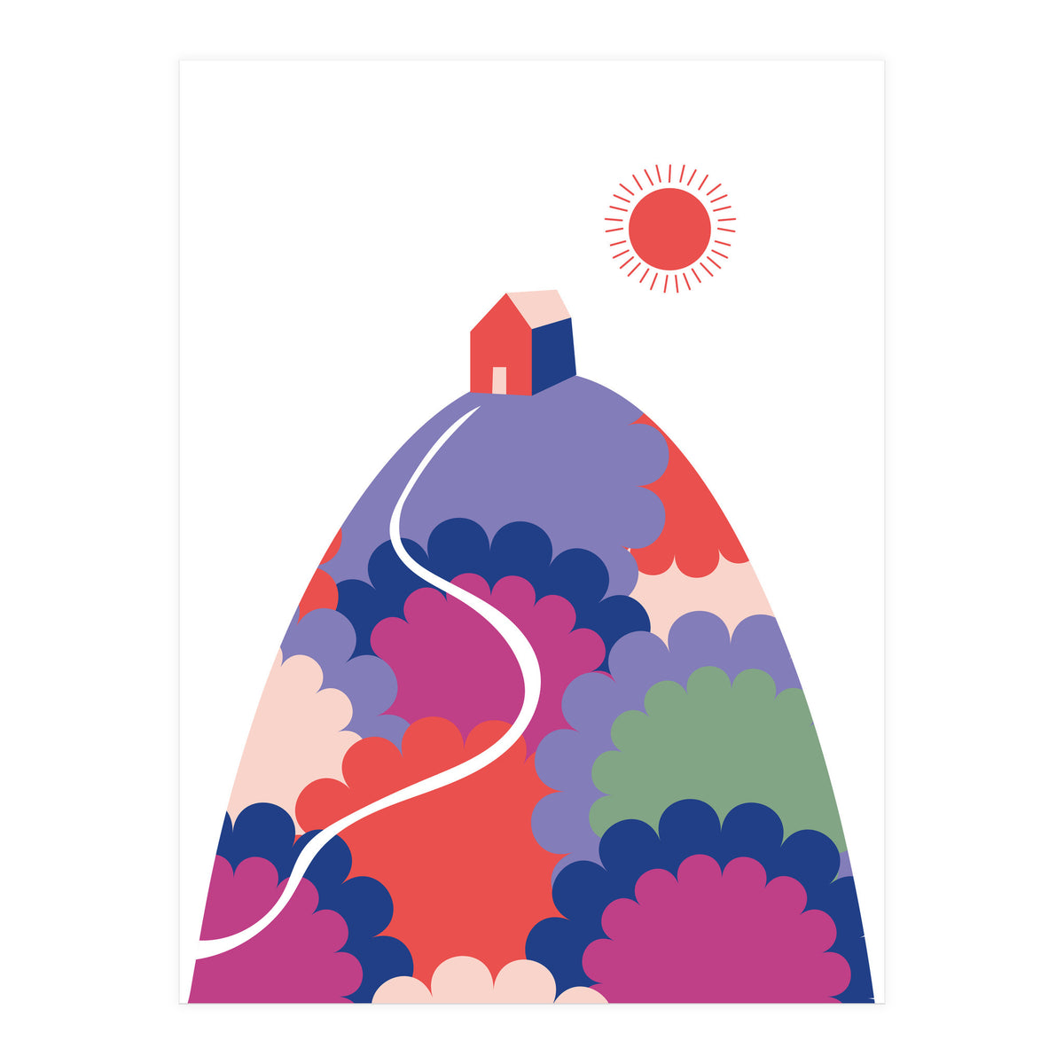 Dream House 1 Rgb  White (Print Only)