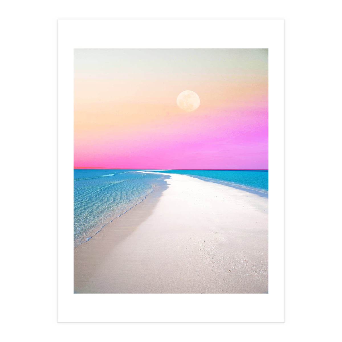 Ocean & Moon II (Print Only)