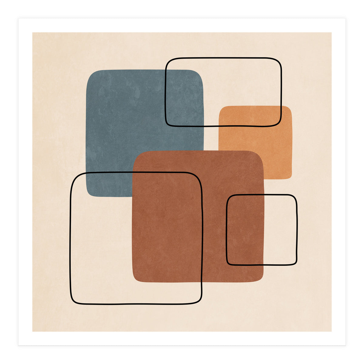 SQUARE SHAPES 02 (Print Only)
