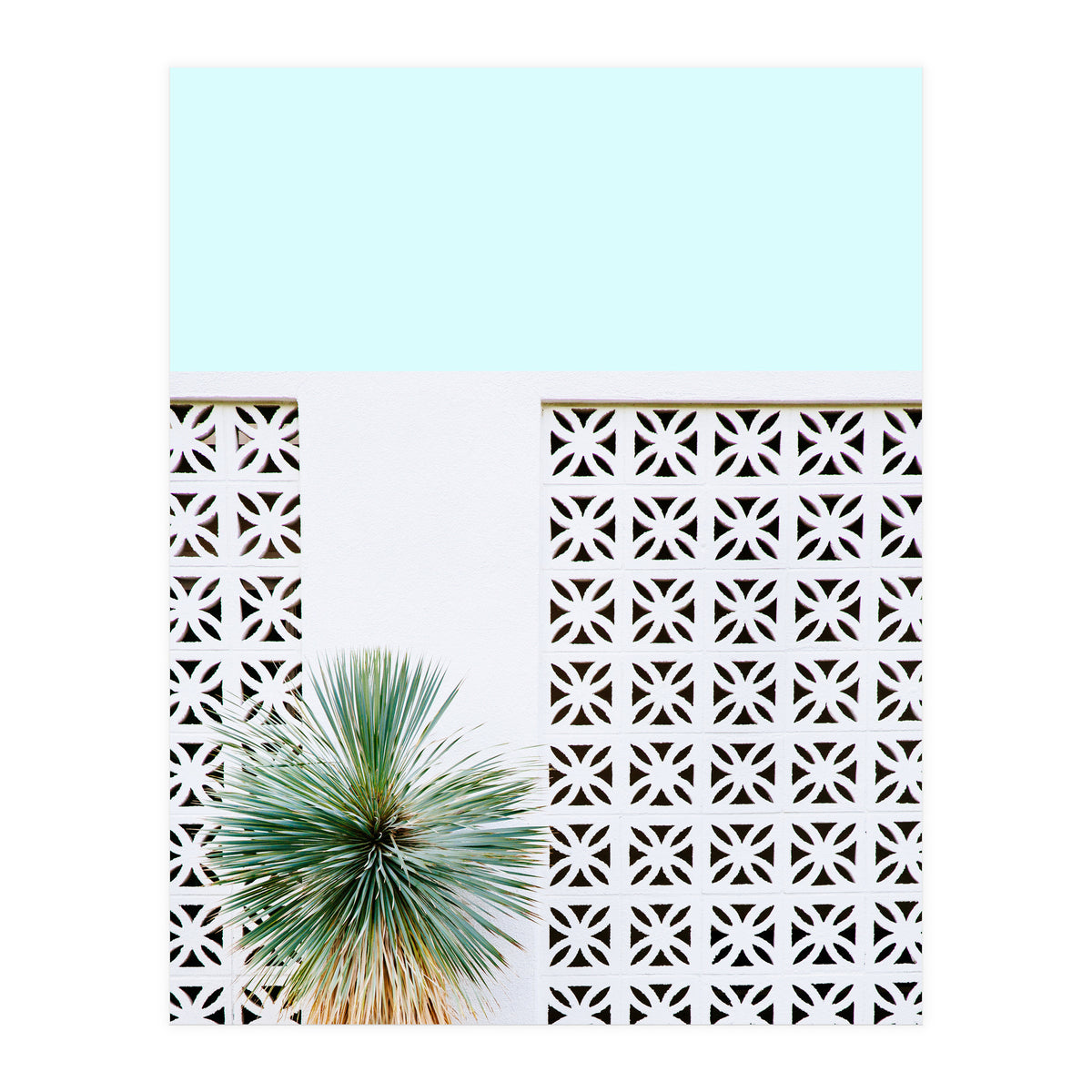 Mid Century Modern Breeze Block 2 (Print Only)