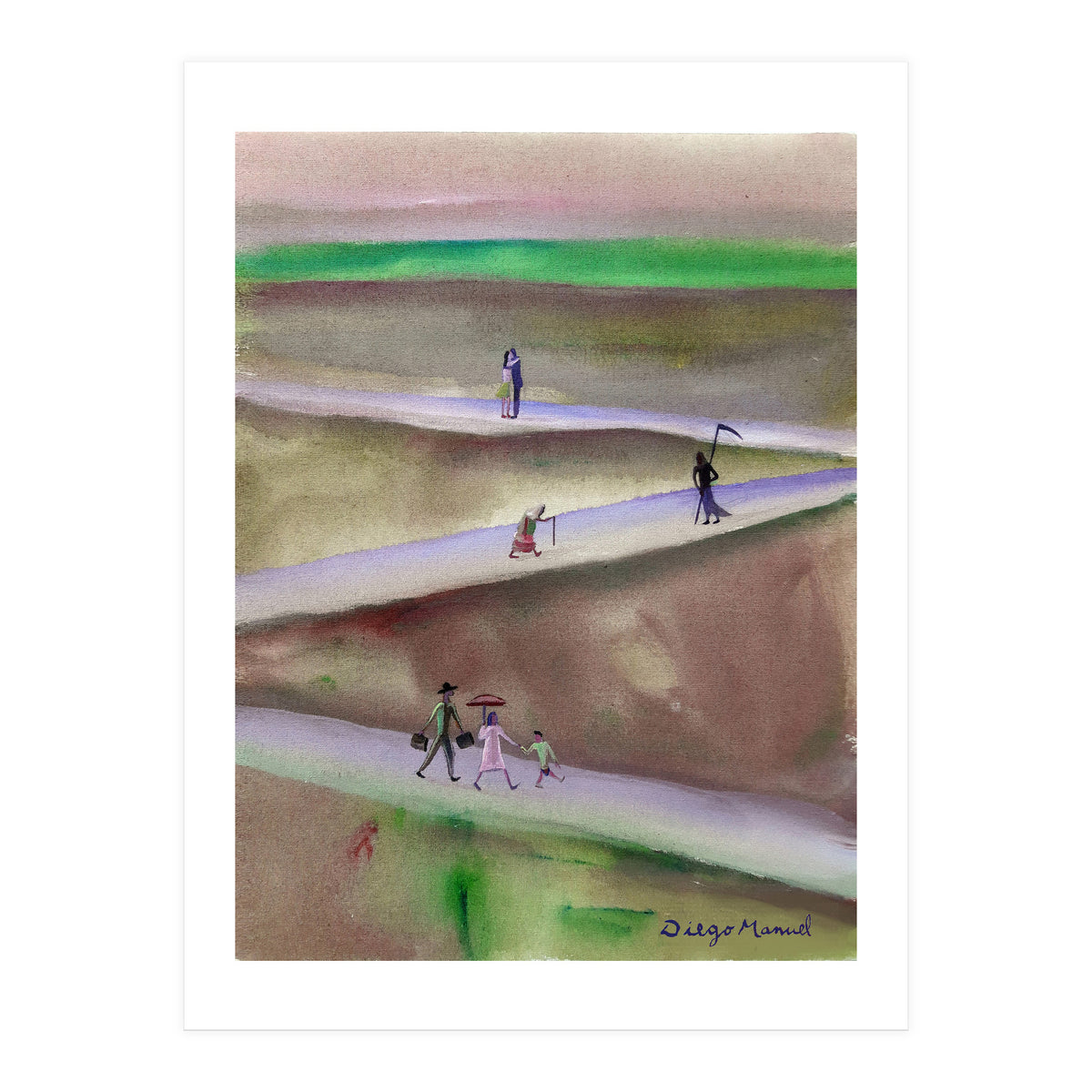 Los Caminos De La Vida (Print Only)