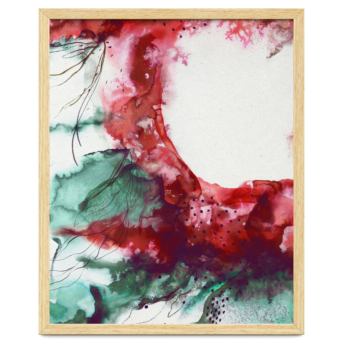 Abstract floral explosion