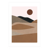 Neutral Mid Century Montain Hills (Print Only) thumbnail