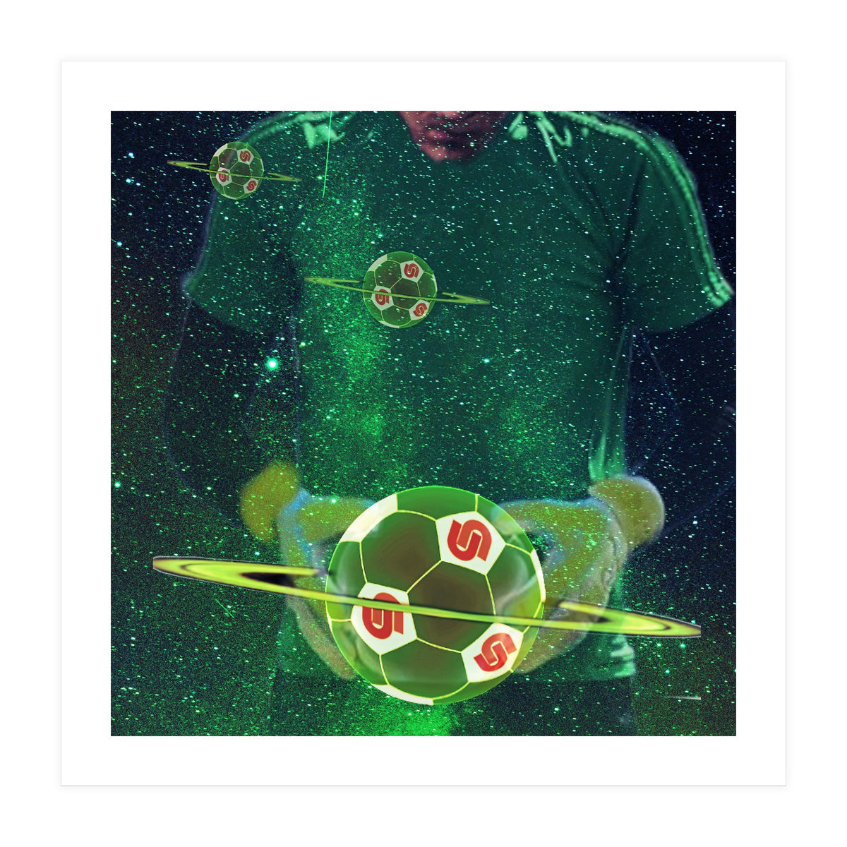 Football fans glimps of heaven. (Print Only)