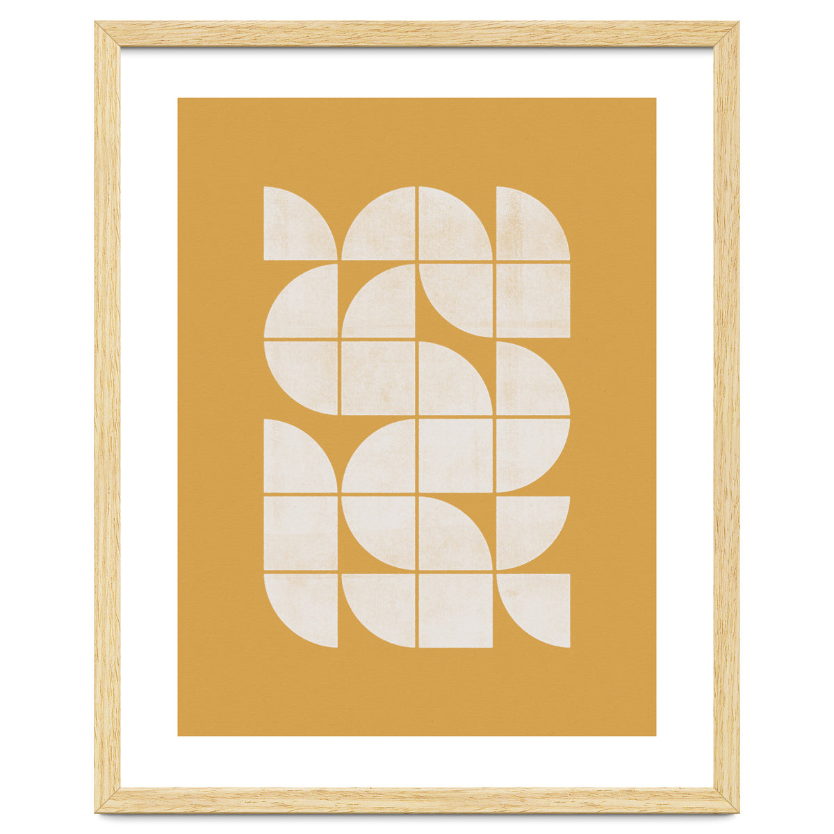 Mid-Century Modern No.26 - Woodblock Print