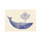 Damask Whale (Print Only) thumbnail