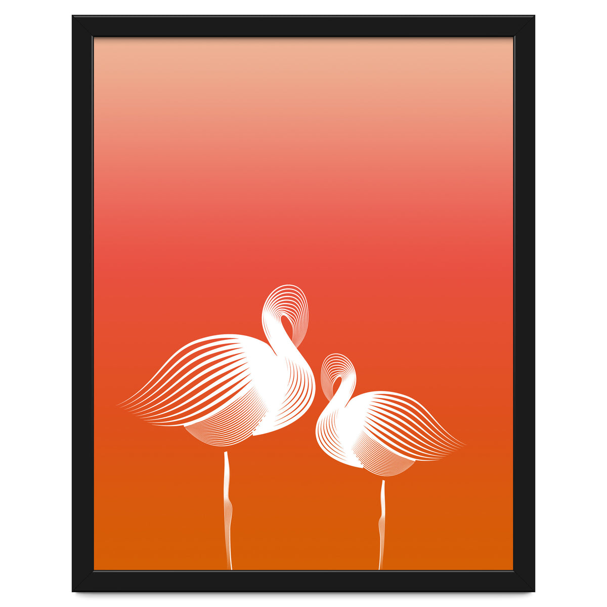 Meditating Flamingos